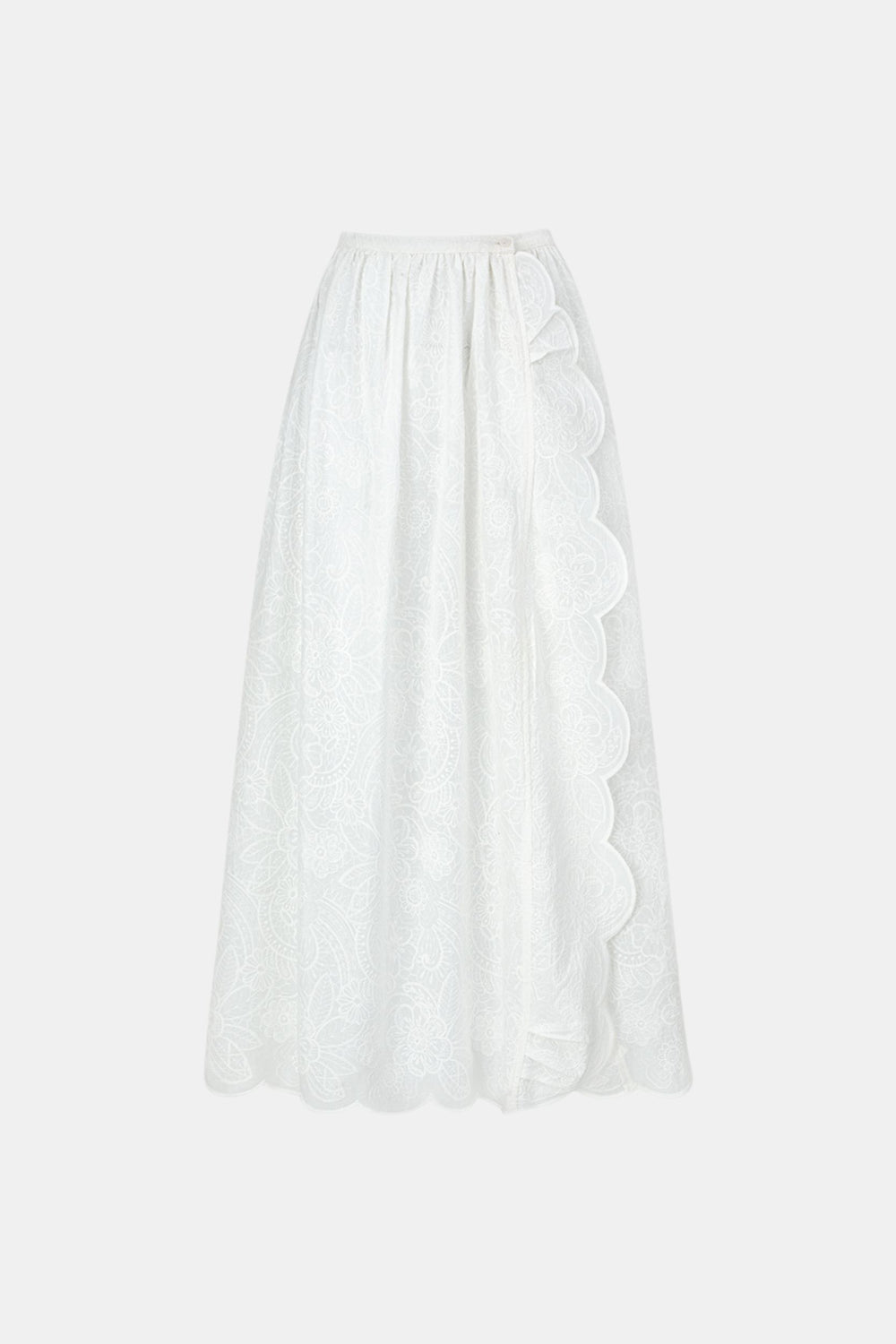 JUPE MAXI ARIA BLANCHE