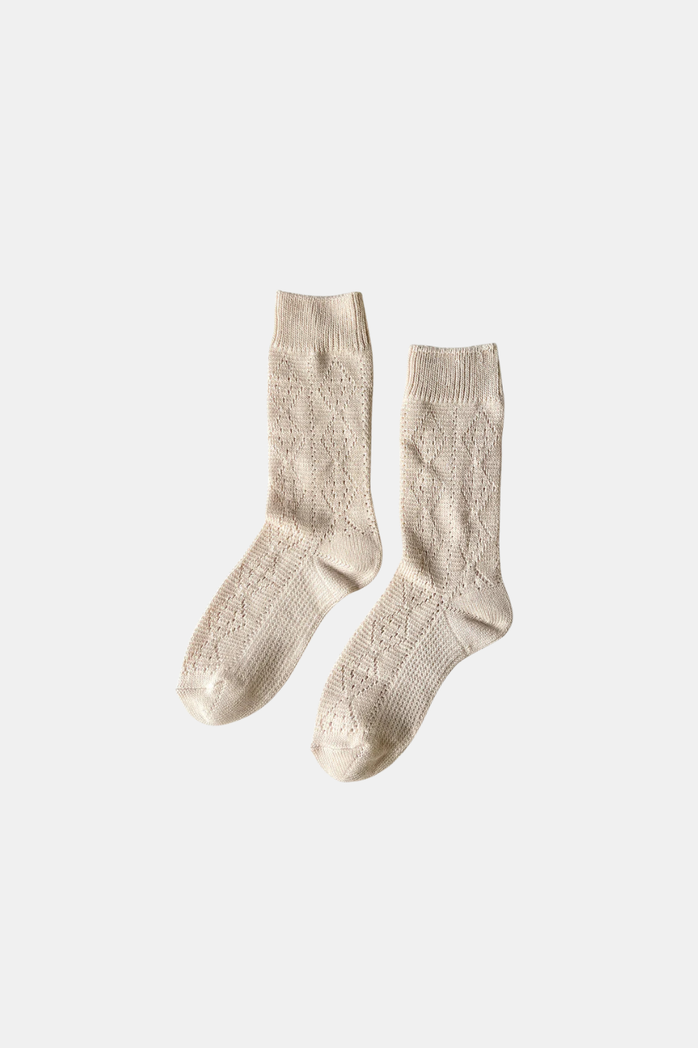 LE BON SHOPPE SKARPETKI MODAL EYELET OYSTER
