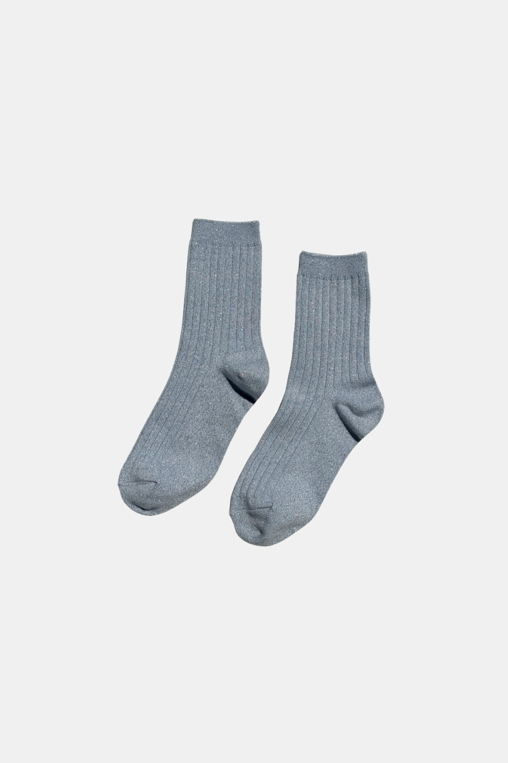 LE BON SHOPPE HER MODAL LUREX MORNING MIST SOCKS