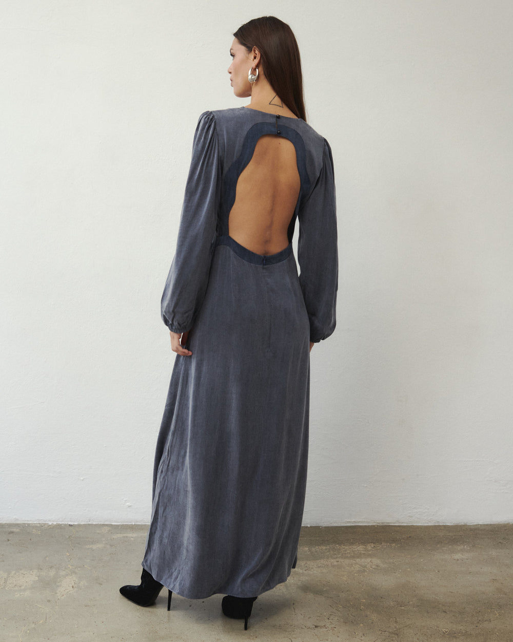 LUMEN KLEID GRAU
