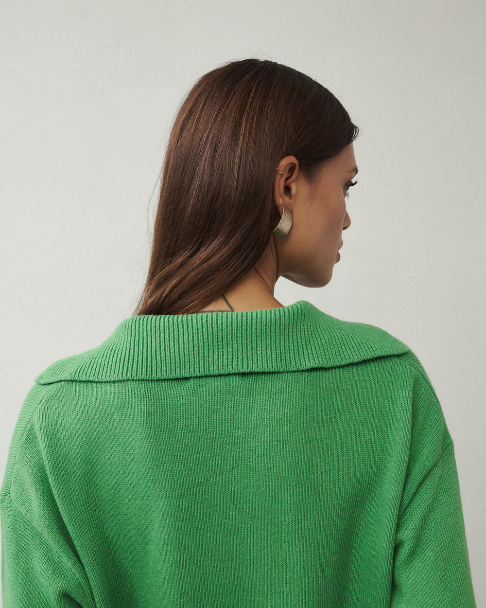 MIRA WOOLEN SWEATER GREEN