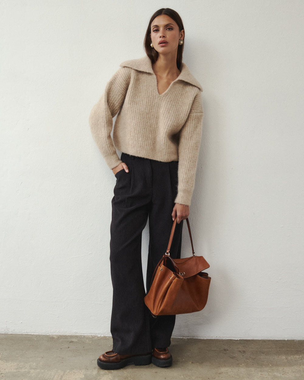 PULL EN LAINE ODETTE BEIGE