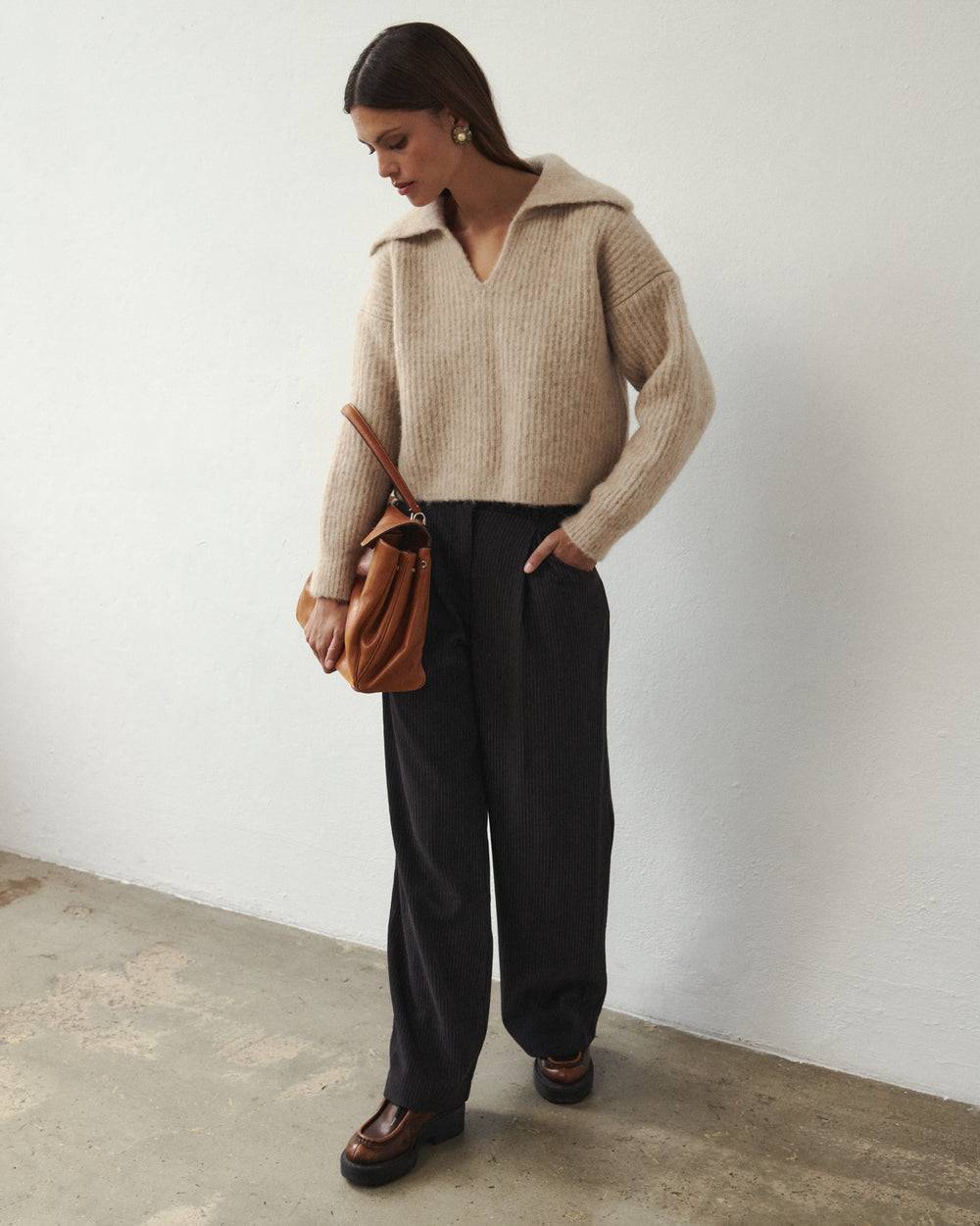 PULL EN LAINE ODETTE BEIGE