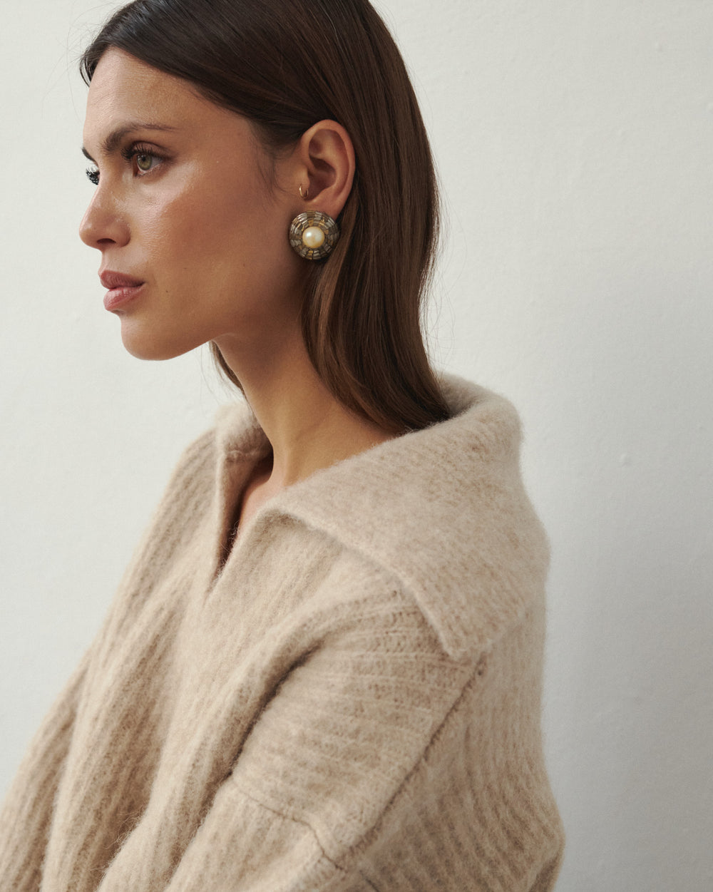 PULL EN LAINE ODETTE BEIGE