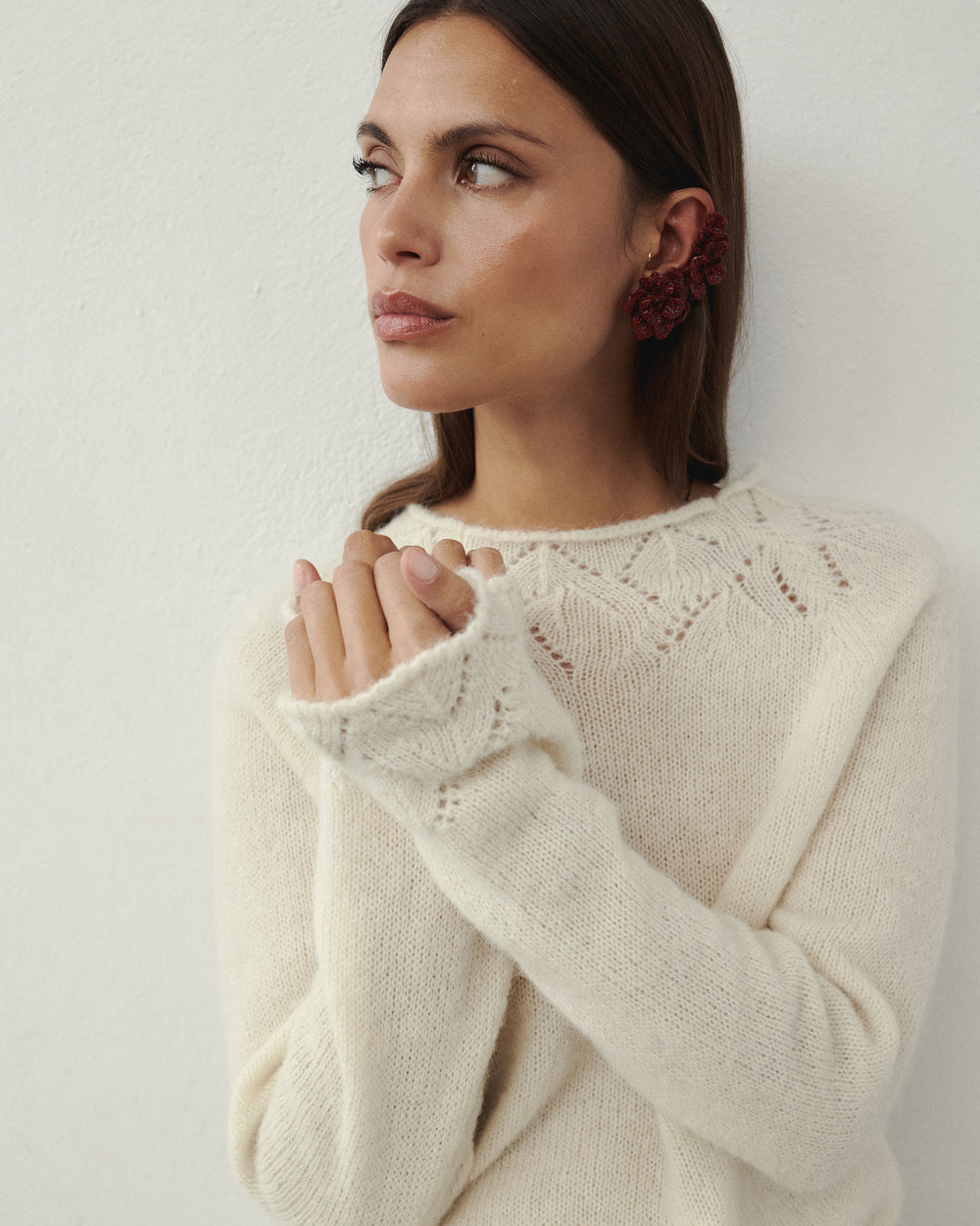 CEA WOOLEN SWEATER ECRU