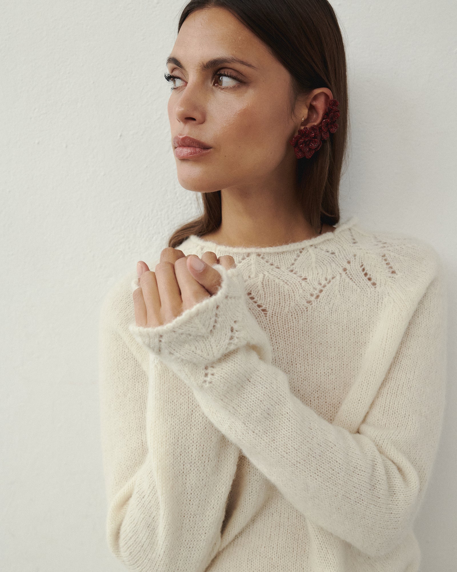CEA WOOLEN SWEATER ECRU