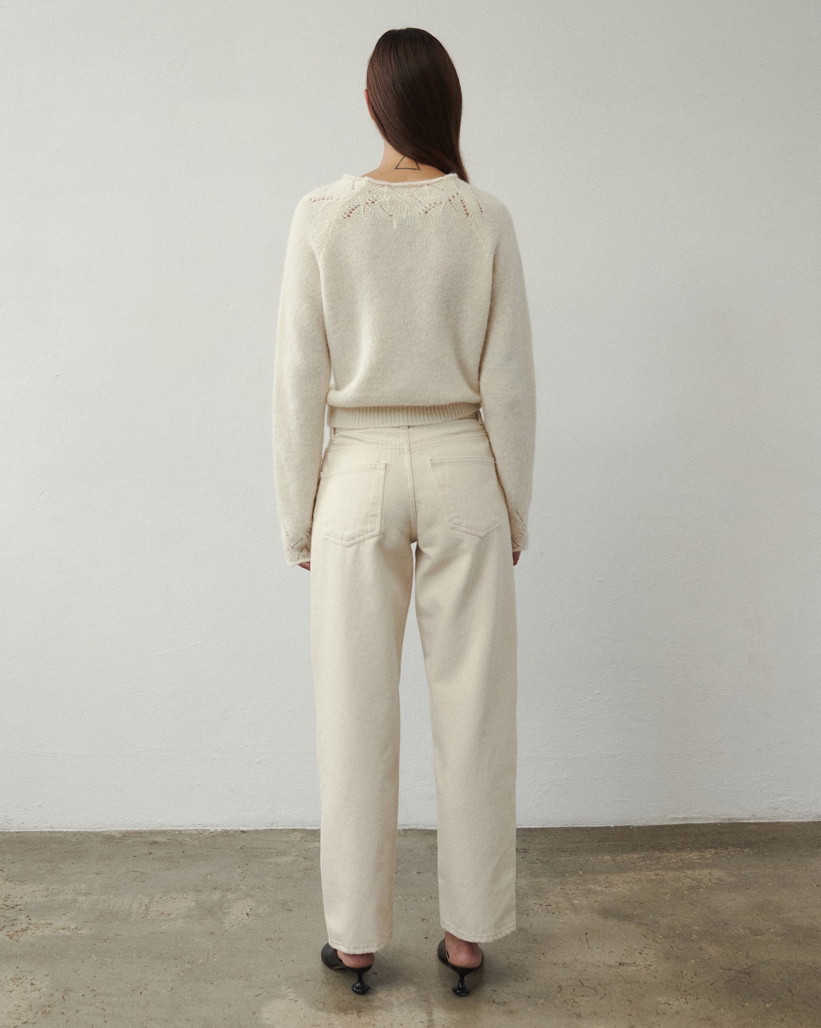 CEA WOOLEN SWEATER ECRU