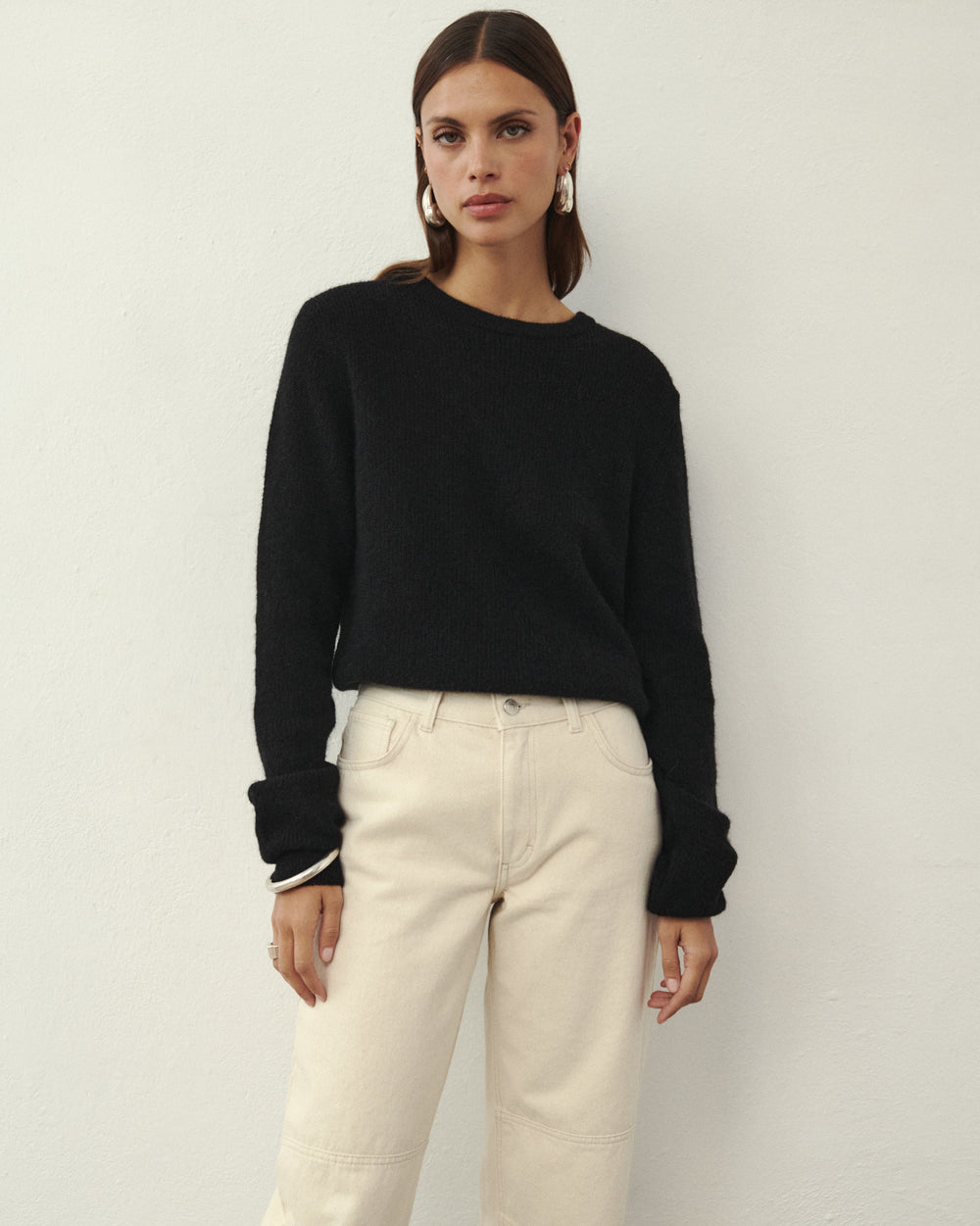 PULL EN LAINE PALM NOIR