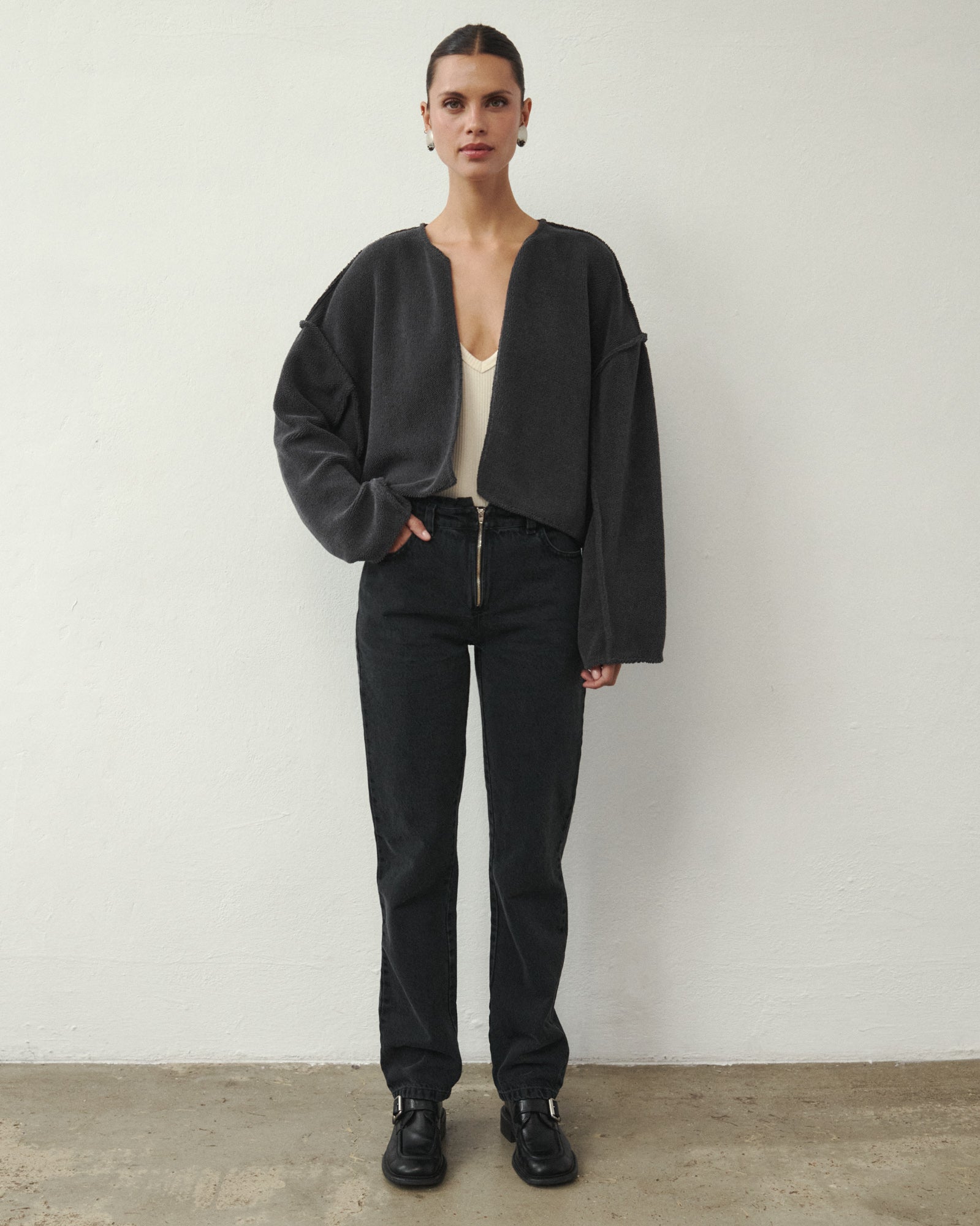 AYLA JEANS GRAPHITE