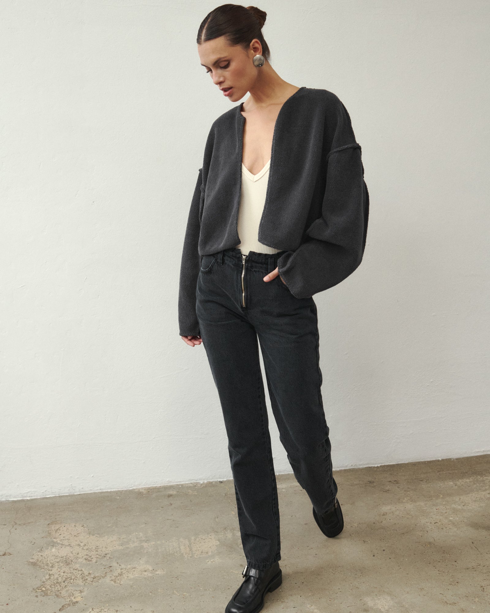 AYLA JEANS GRAPHITE