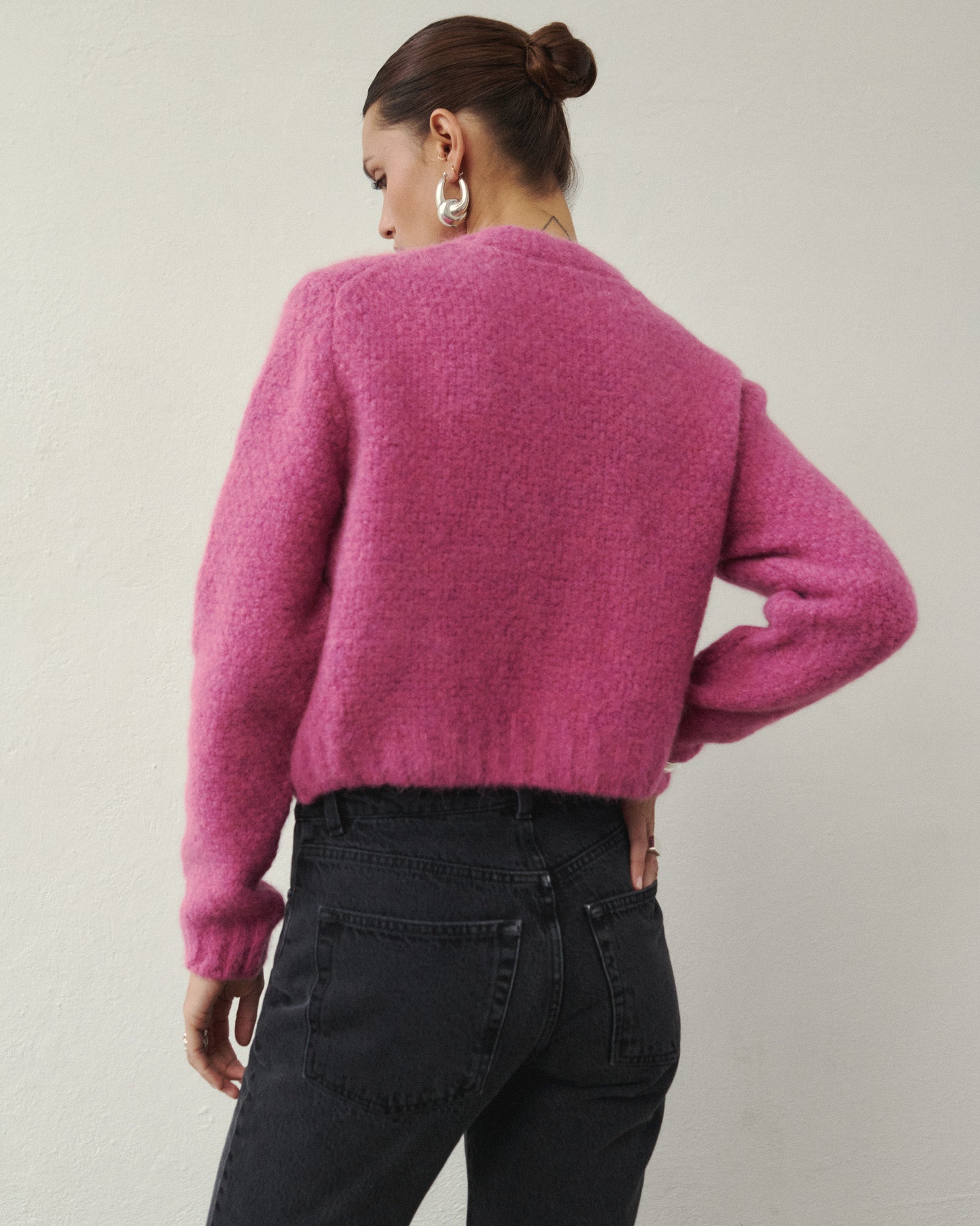 KARDIGAN WEŁNIANY GETTY PINK
