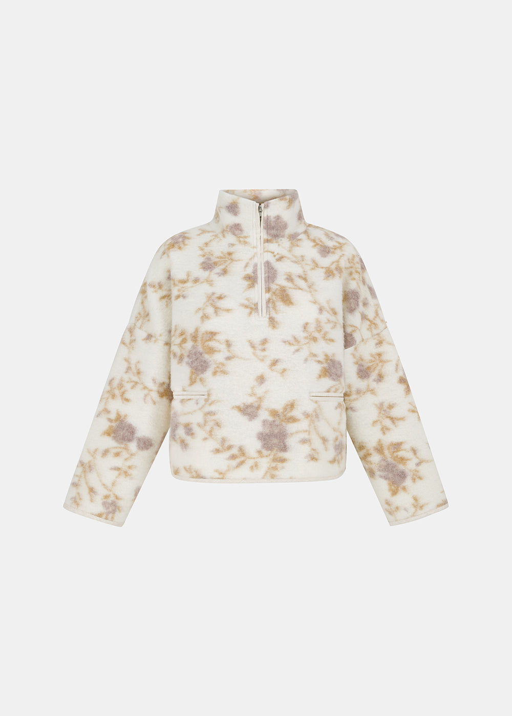 SOLIN SWEATSHIRT EN LAINE ÉCRU