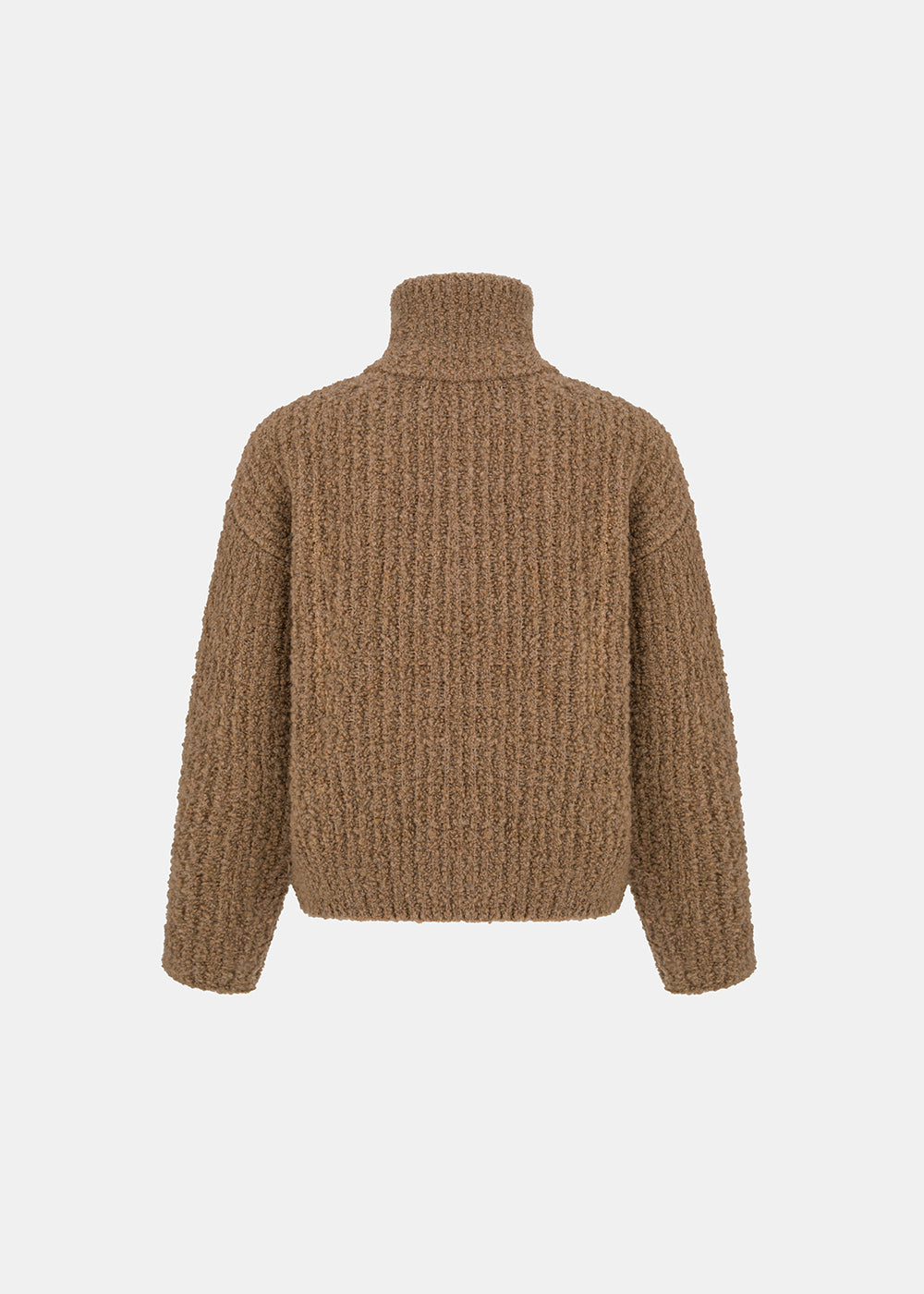 SWETER WEŁNIANY MELODY BRĄZOWY