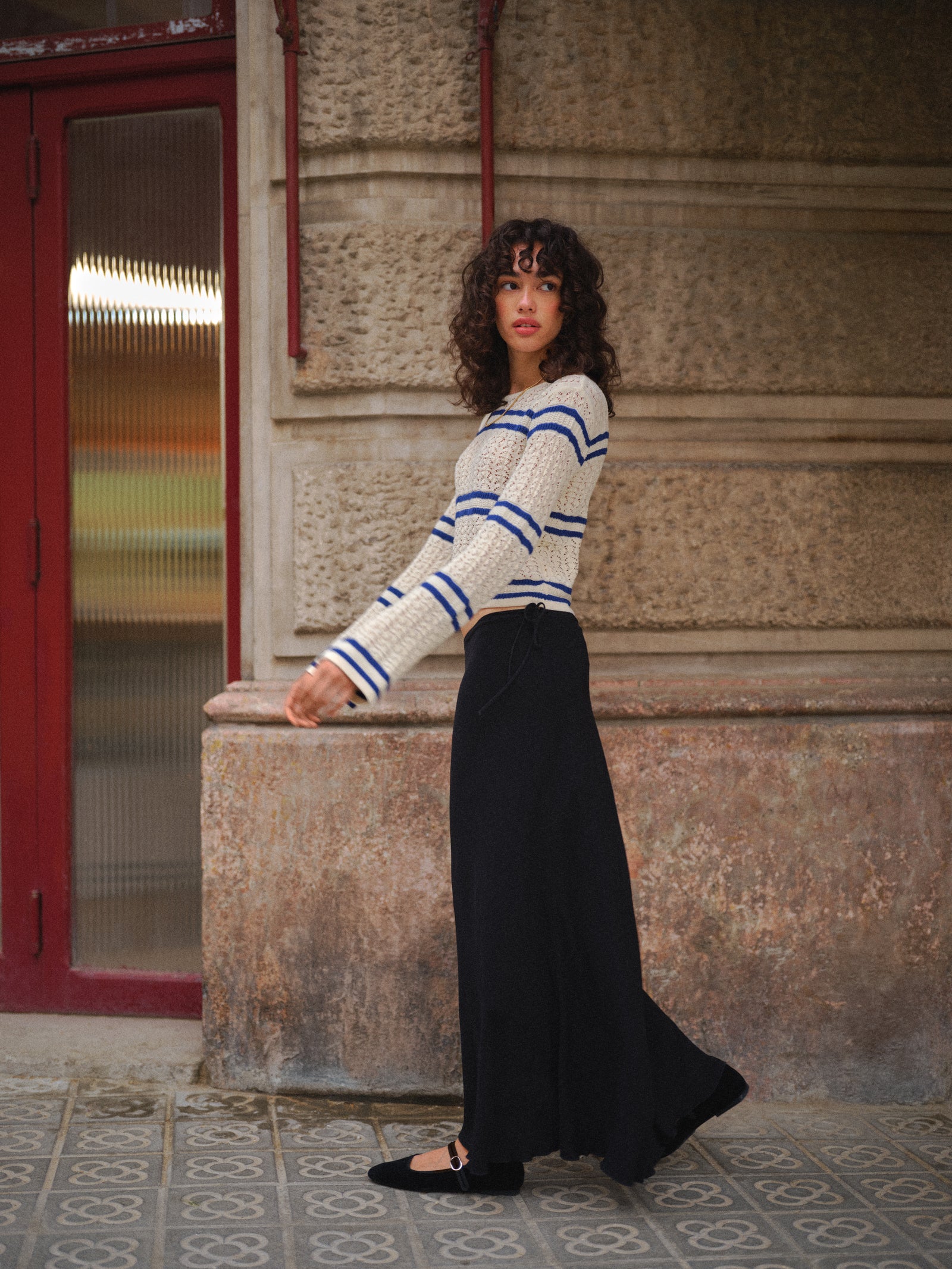 RAPTURE JUPE MAXI NOIRE