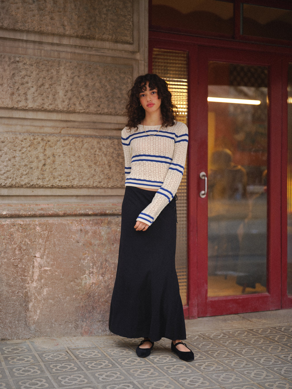 RAPTURE JUPE MAXI NOIRE