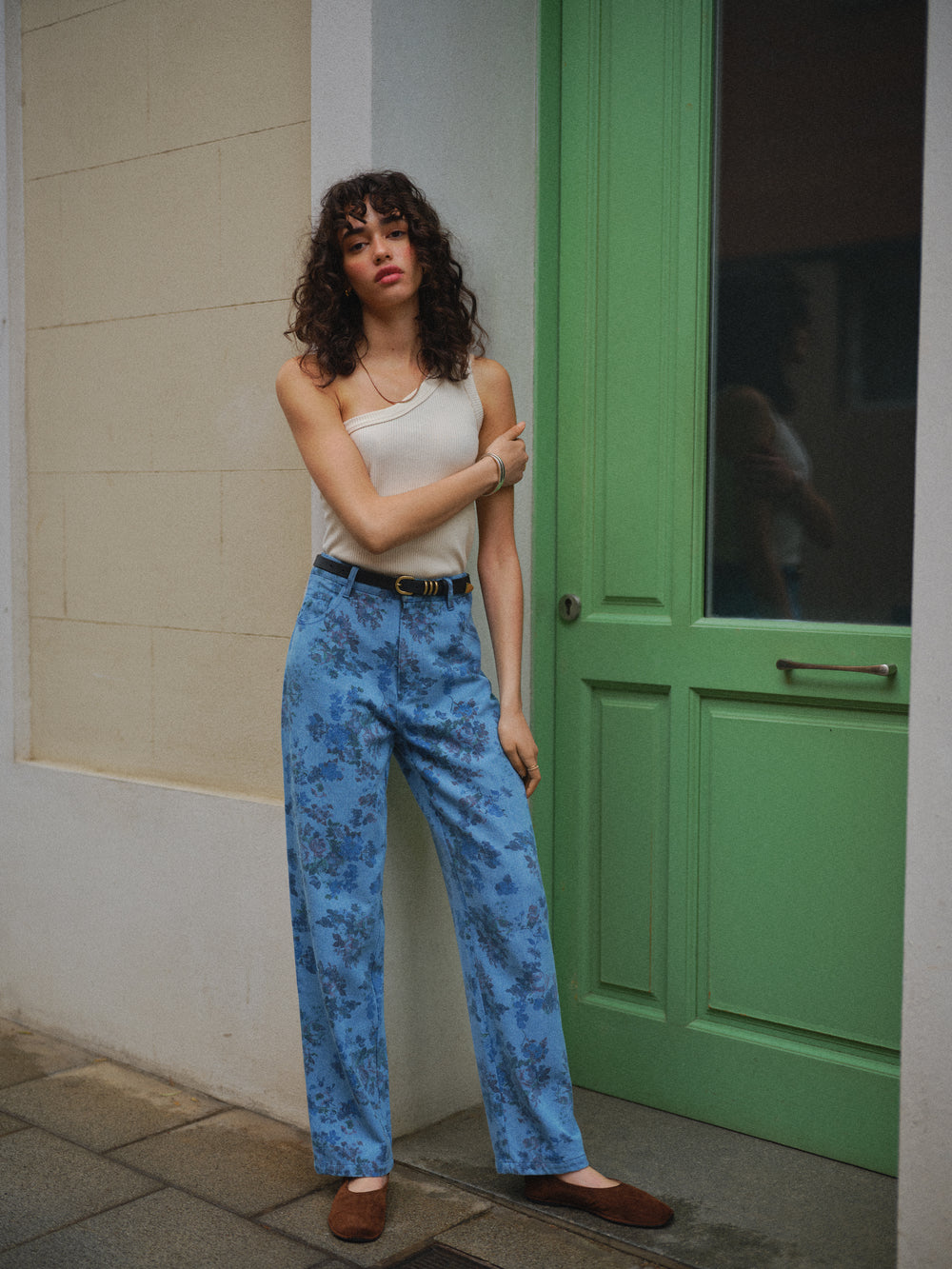 JEANSY LOTUS FLORES PRINT