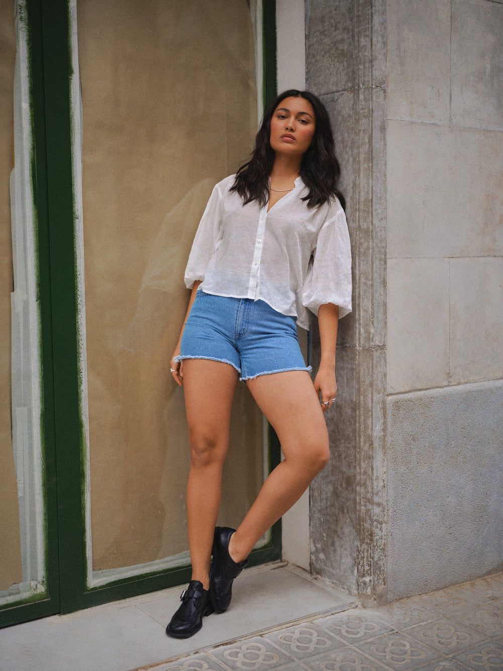 CHEMISE GUAVA BLANCHE