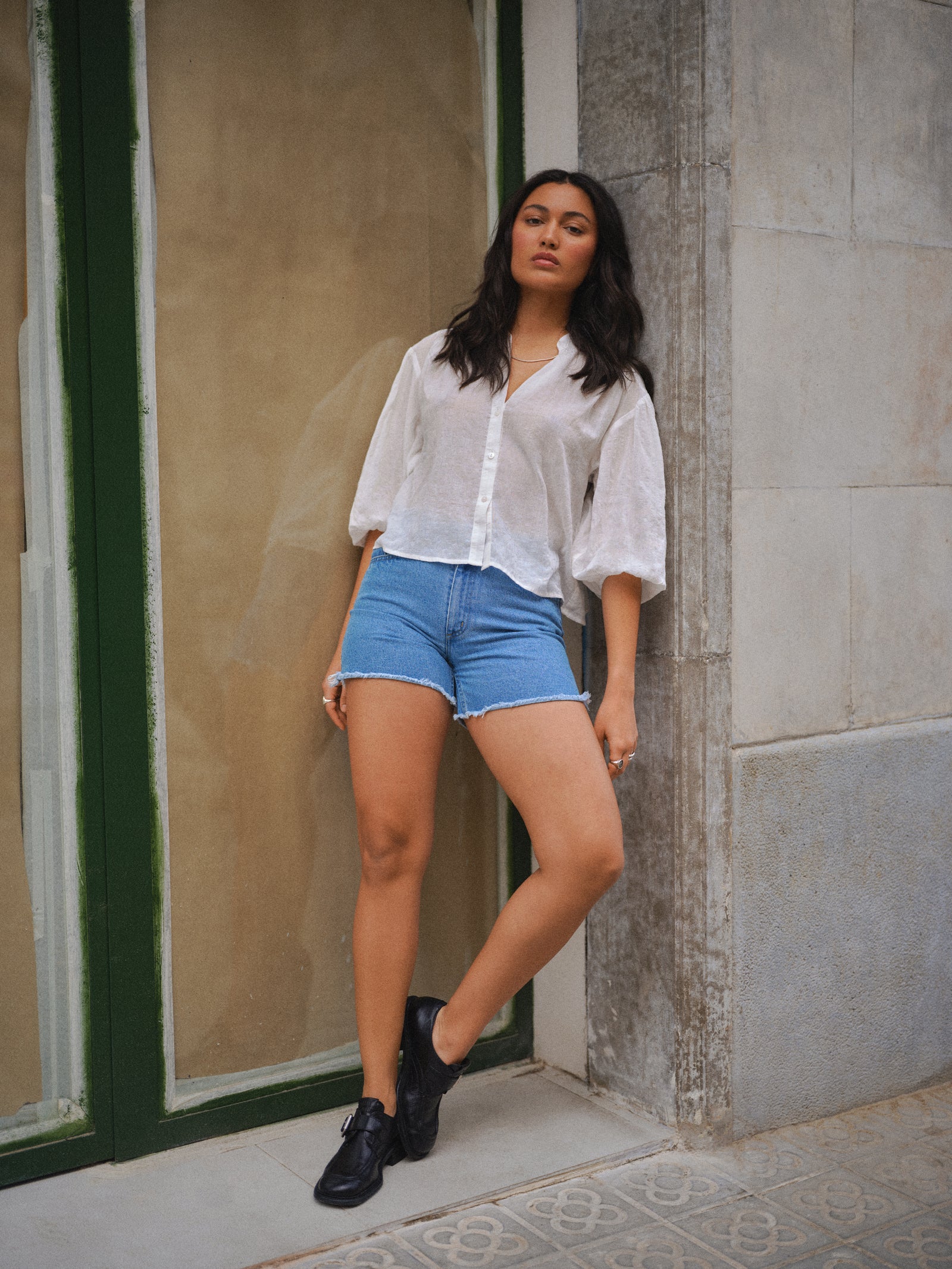 CHEMISE GUAVA BLANCHE