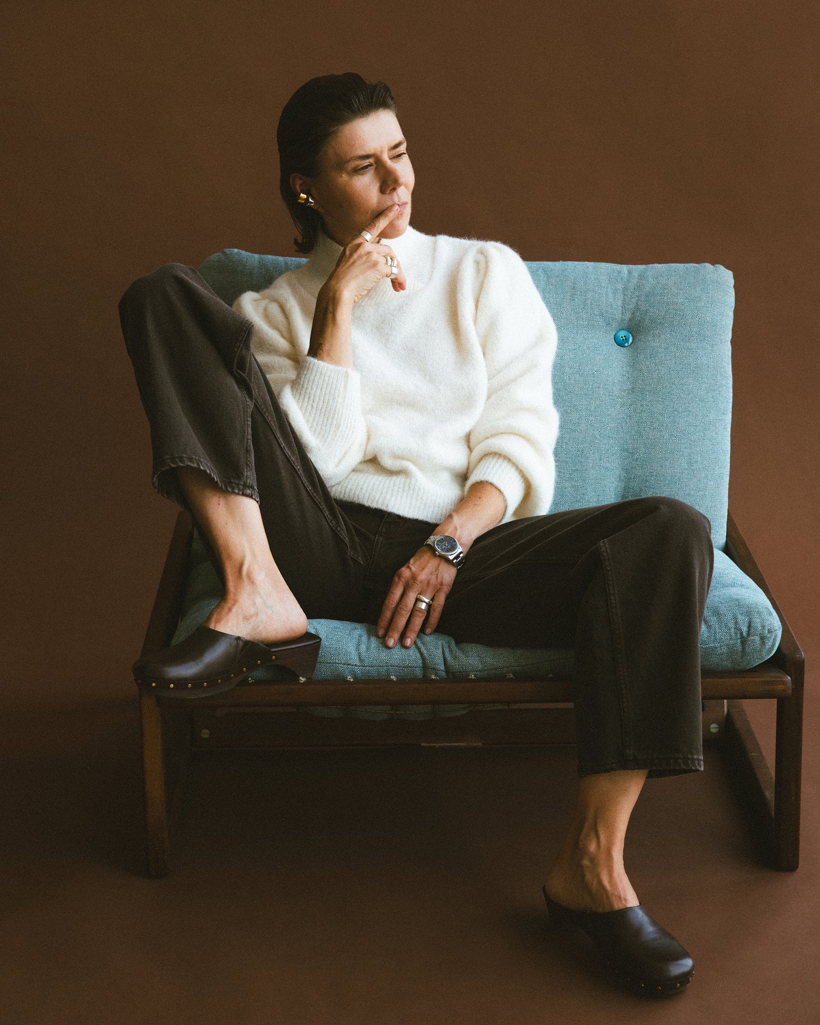 PULL EN LAINE LUNAIRE ÉCRU