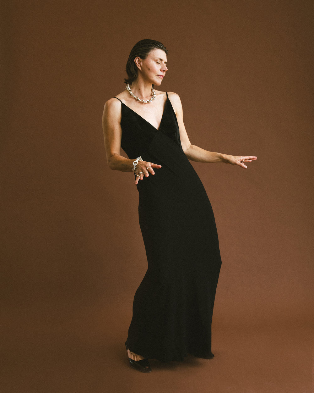 DUNE DRESS BLACK
