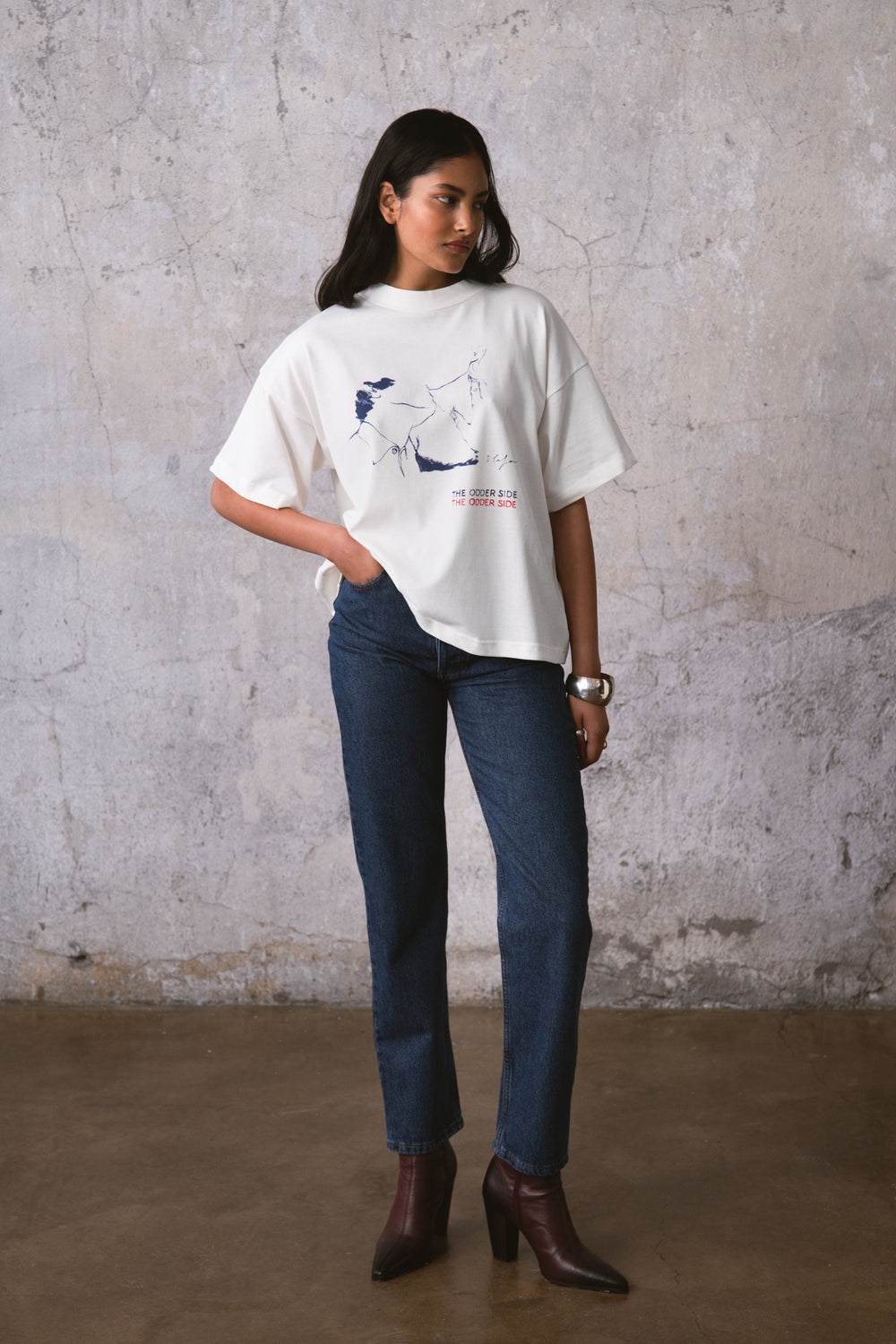 T-SHIRT KISS MY NECK BLANC