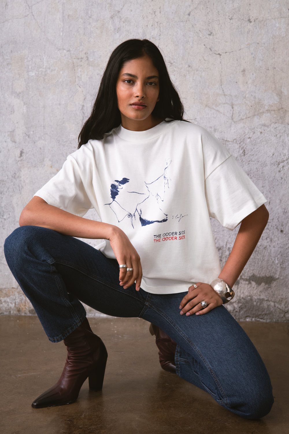 T-SHIRT KISS MY NECK BLANC