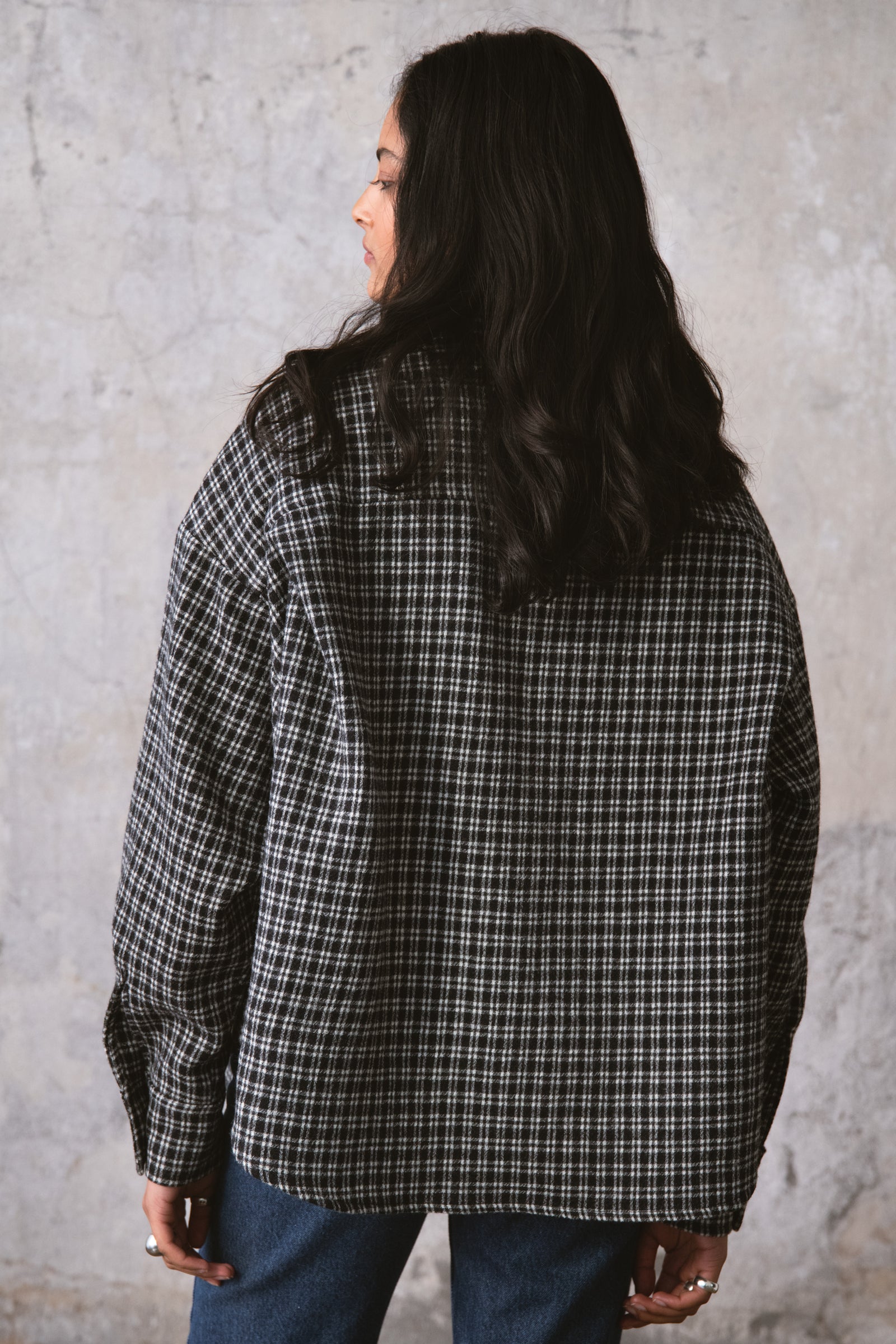 CHEMISE EN LAINE ROSEMARY NOIR
