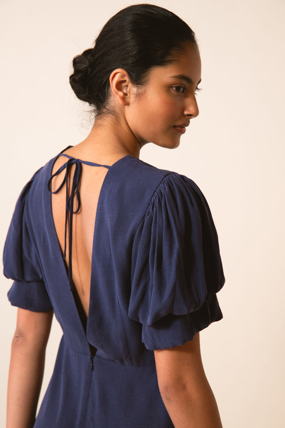 HEARTS MINI DRESS NAVY