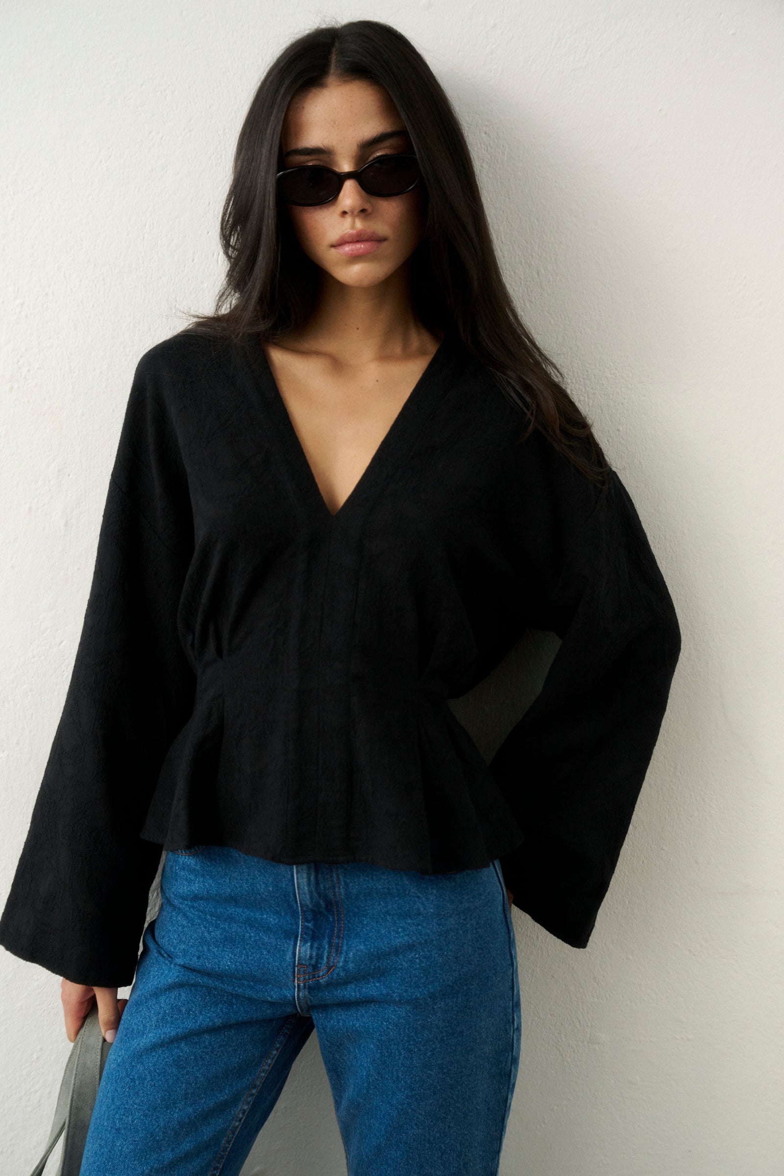 VANITY BLOUSE BLACK