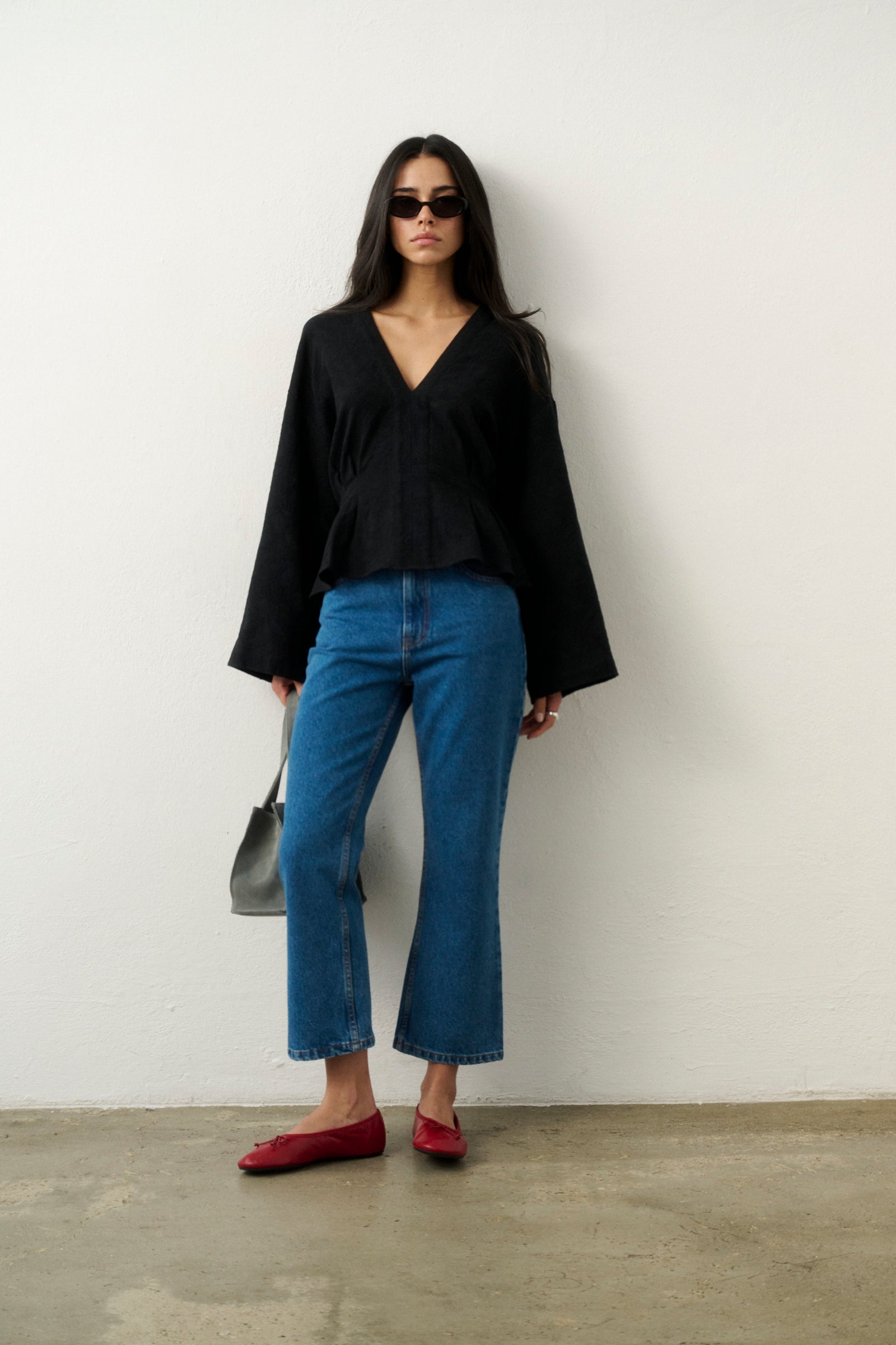 VANITY BLOUSE BLACK