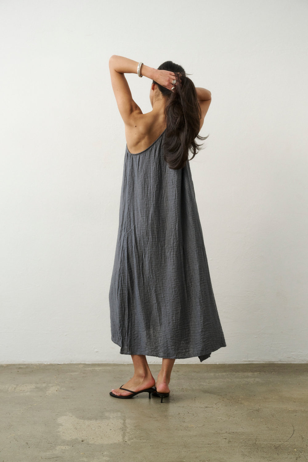 LA BOCA DRESS GRAPHITE