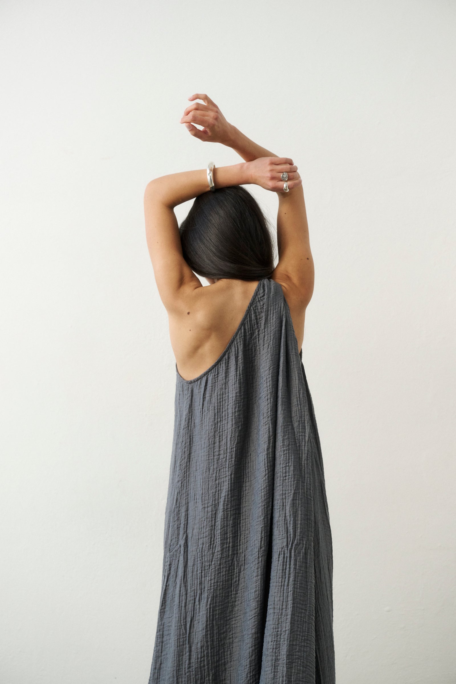 LA BOCA DRESS GRAPHITE