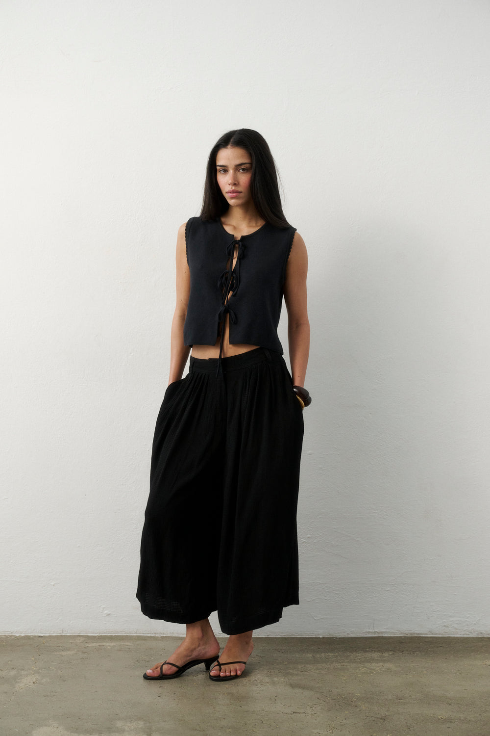 PANTALON PALAZZO NOIR