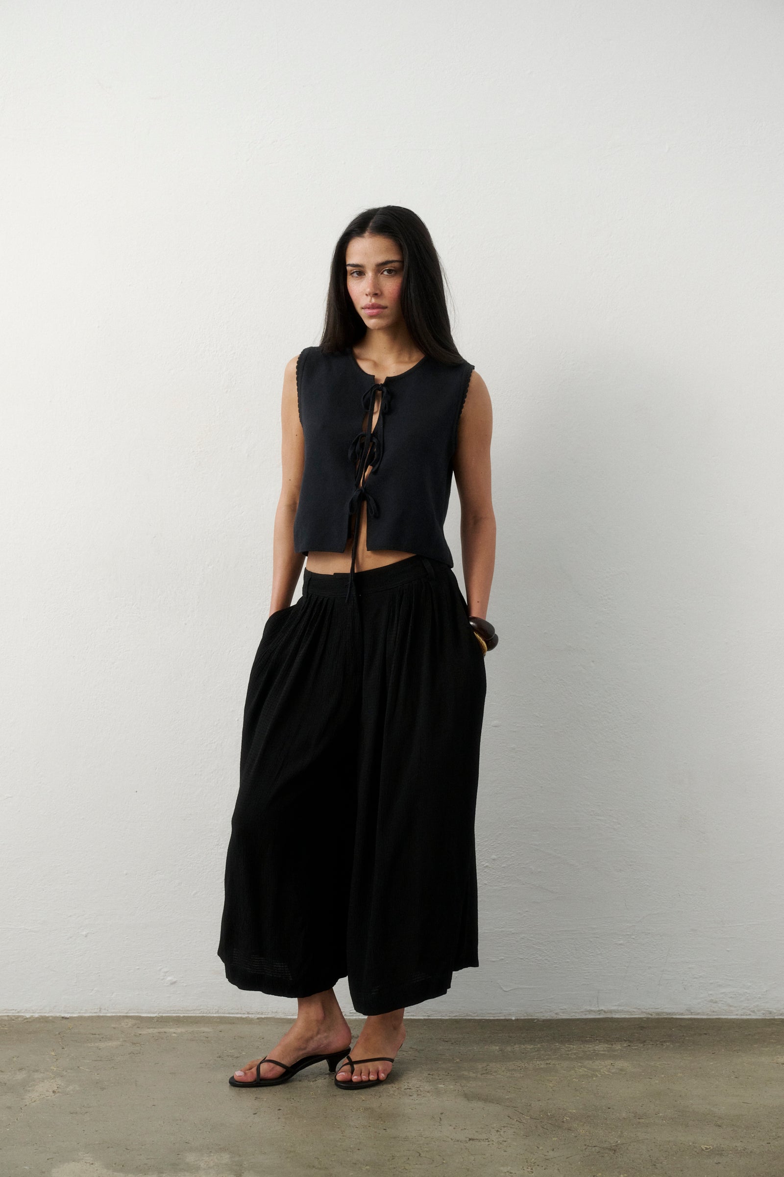 PANTALON PALAZZO NOIR