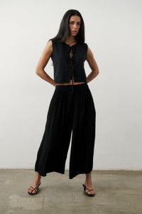 PANTALON PALAZZO NOIR