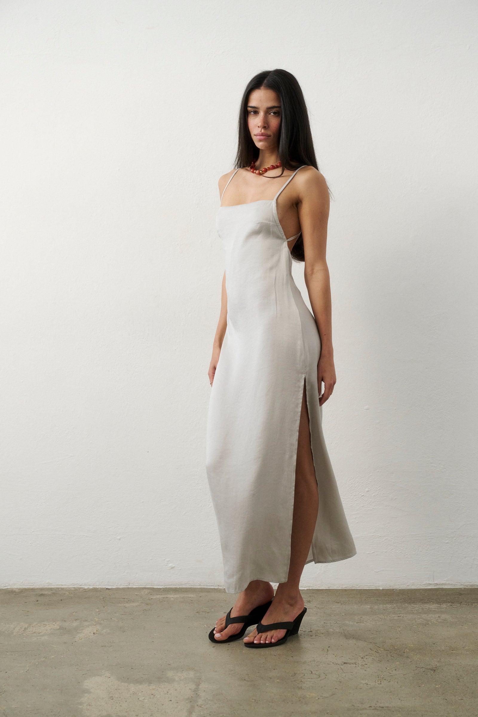 ROBE NOSARA ARGENT