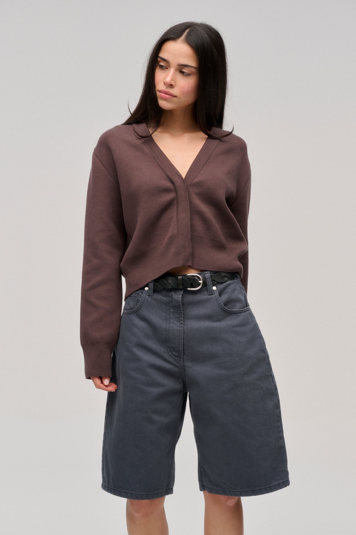 ROMY STRICKJACKE BRAUN