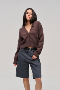ROMY STRICKJACKE BRAUN