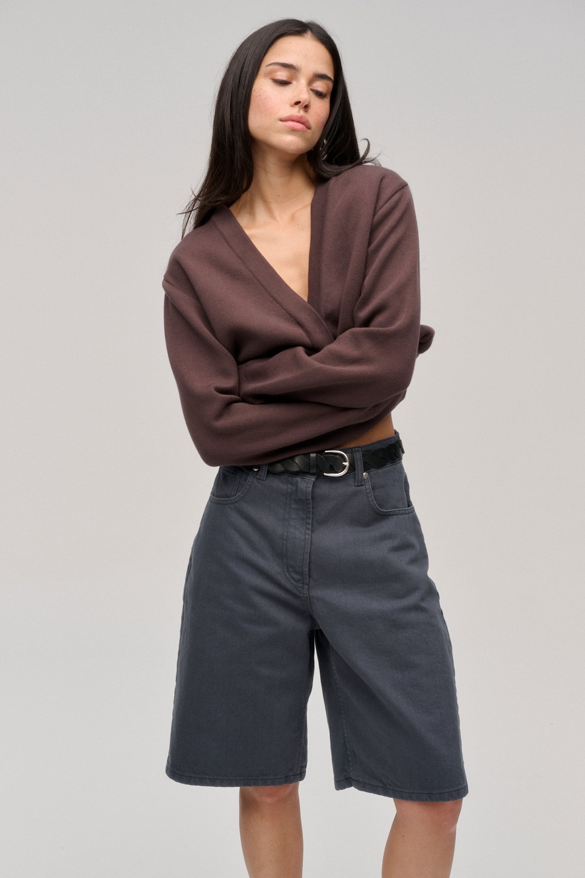 ROMY STRICKJACKE BRAUN