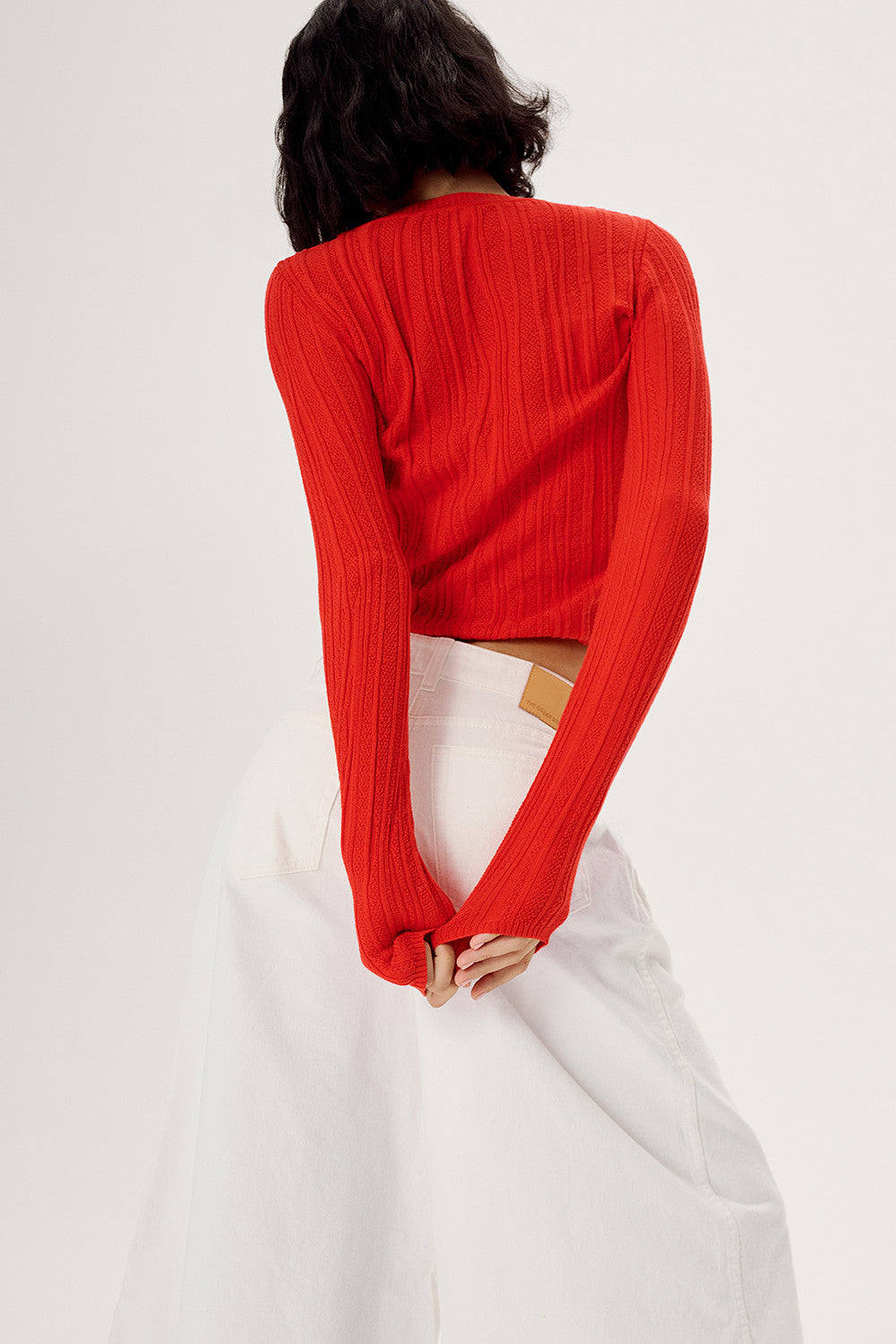 LONGSLEEVE DZIANINOWY BAHIA RED