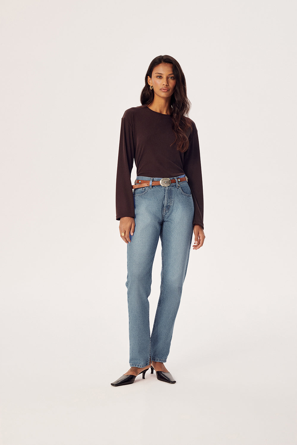 JEANS NIYA BLAU