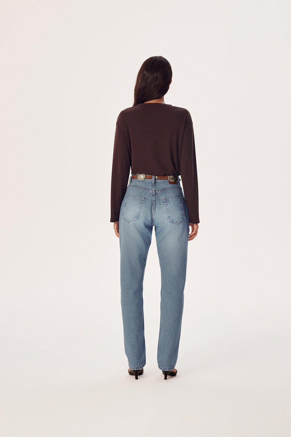 JEANS NIYA BLAU