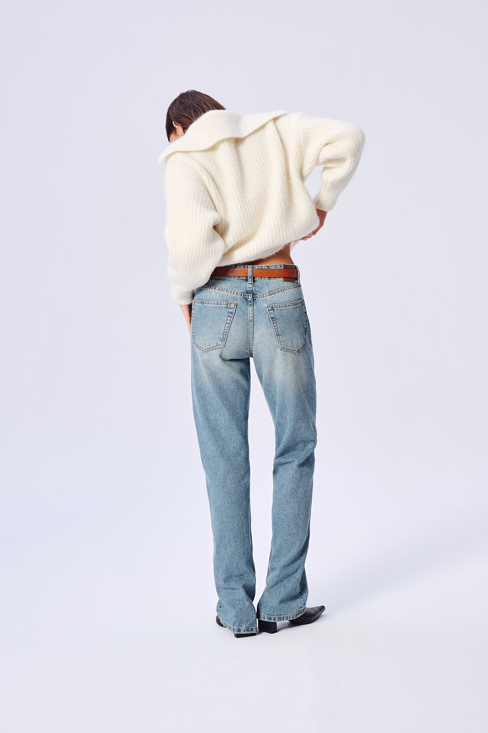 SWETER WEŁNIANY ODETTE ECRU