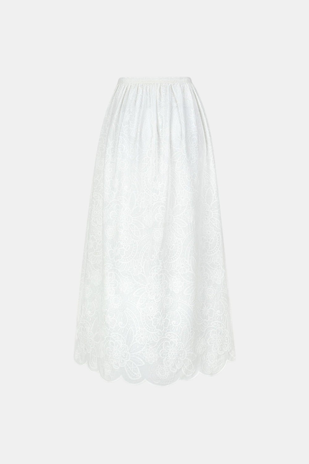 JUPE MAXI ARIA BLANCHE