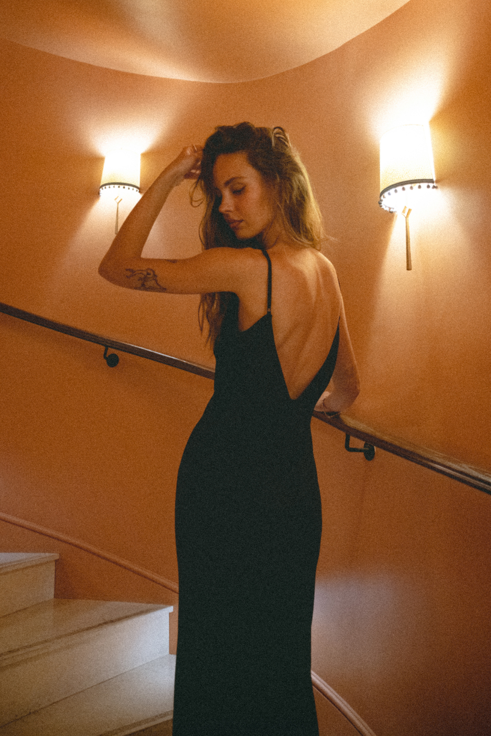 DUNE DRESS BLACK