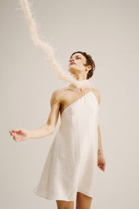 SLOWLY-KLEID IN OFF-WHITE