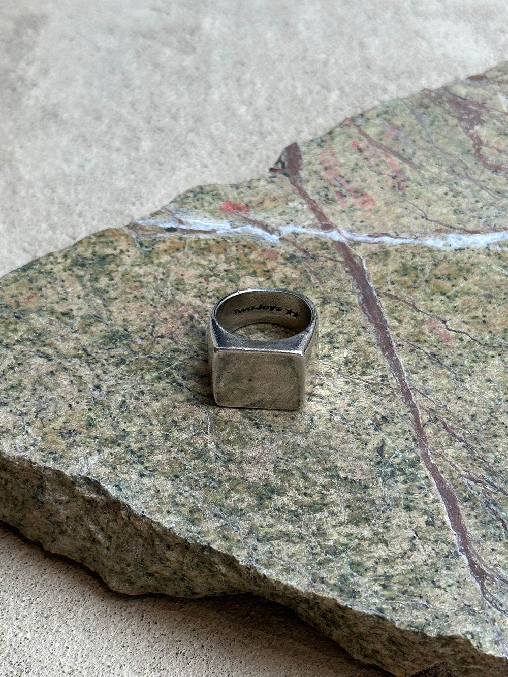 Bague carrée TwoJeys