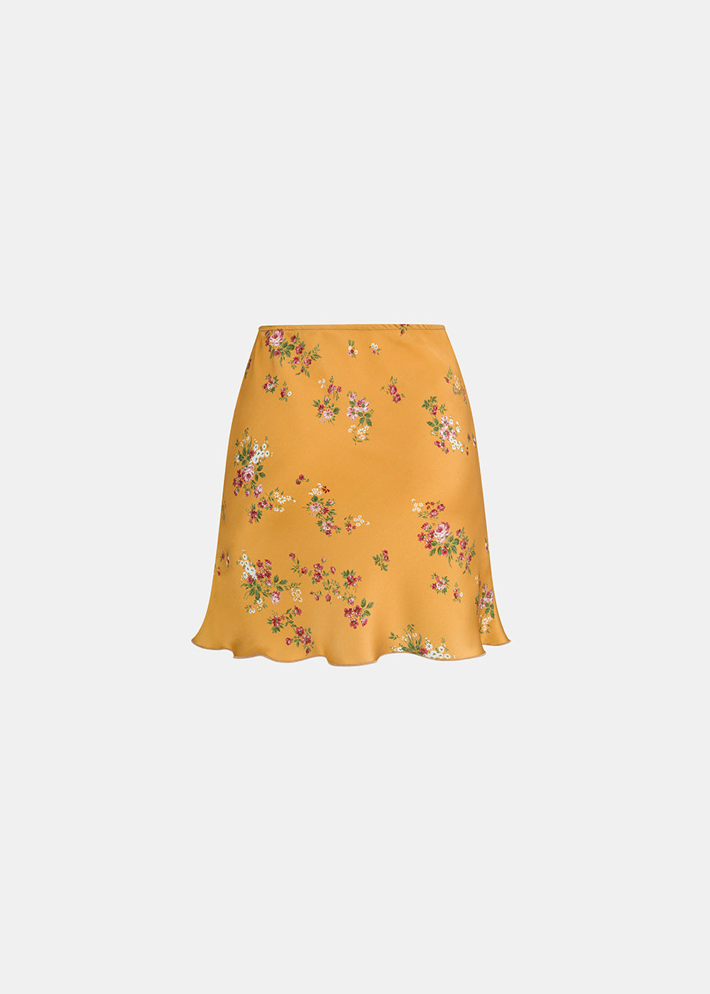 SPÓDNICZKA JEDWABNA MINI YLANG