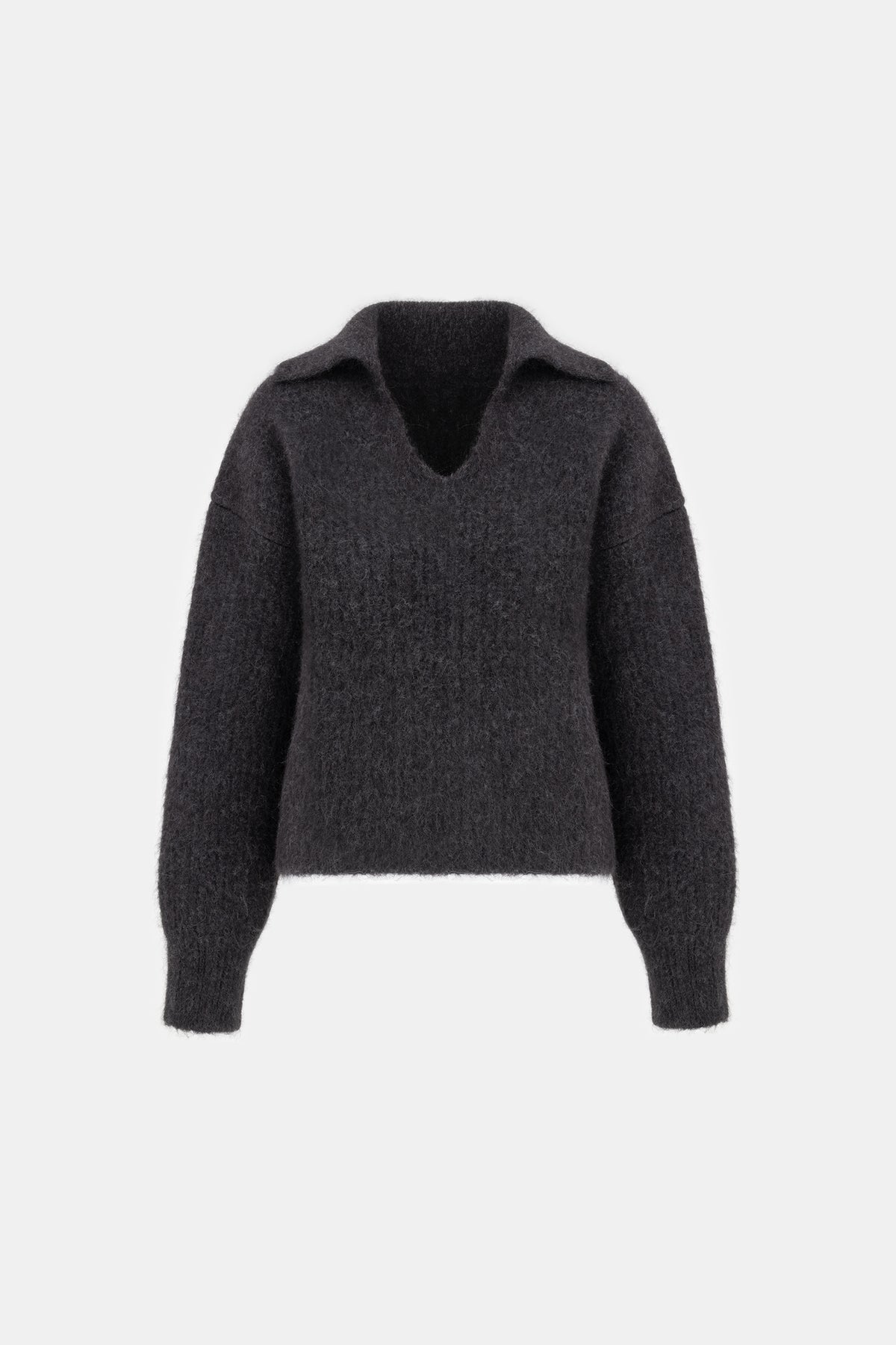 ODETTE GRAPHITE WOOL SWEATER