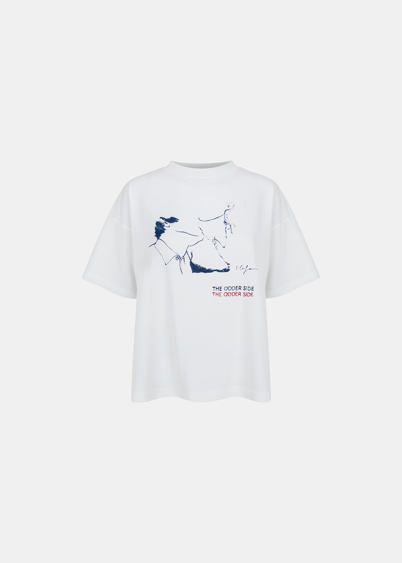 T-SHIRT KISS MY NECK BLANC